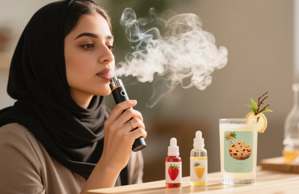 من البساطة إلى التعقيد: تجربة مقارنة بين نكهات السائل الإلكتروني الأحادية والمركّبة